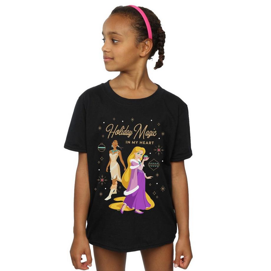 Disney  Princess Holiday Magic In My Heart TShirt 