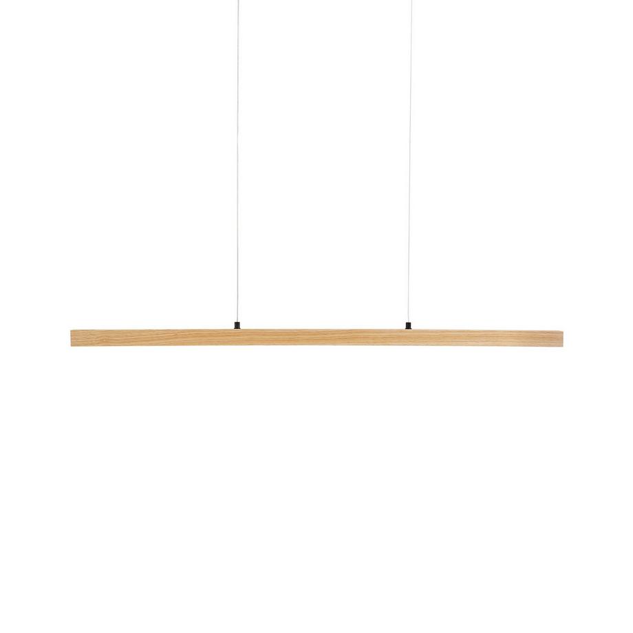 Lampe LED suspendue en Bois de chêne  STEWARTS