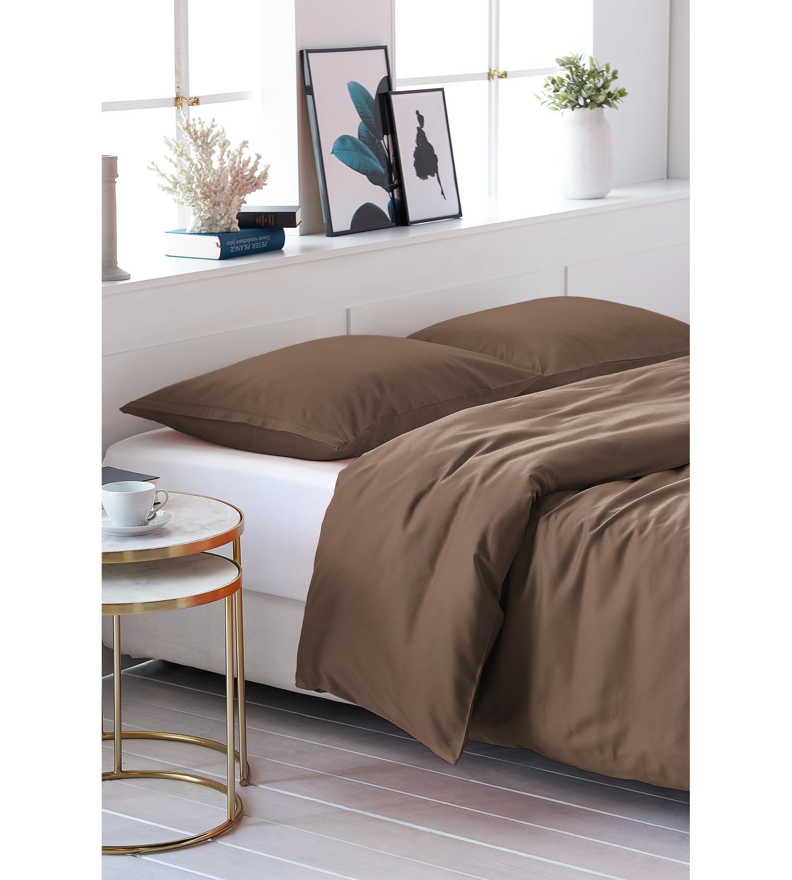 Living Home Uni Satin Taie de duvet  