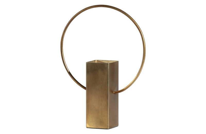 mutoni Vase Ring Metall Antique Brass 25  