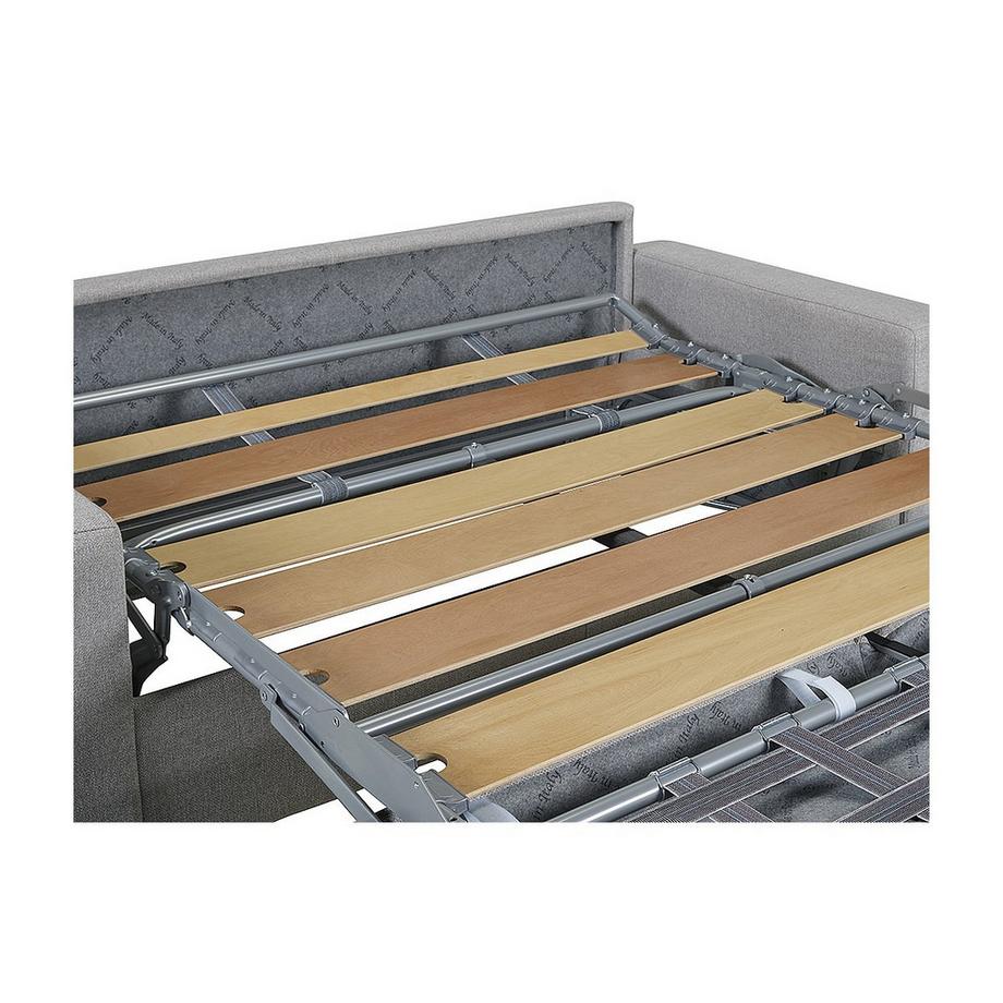 LINEA SOFA Divano letto 3 posti a ribalta in Tessuto Blu Larghezza Materasso 1Spessore CALITO  