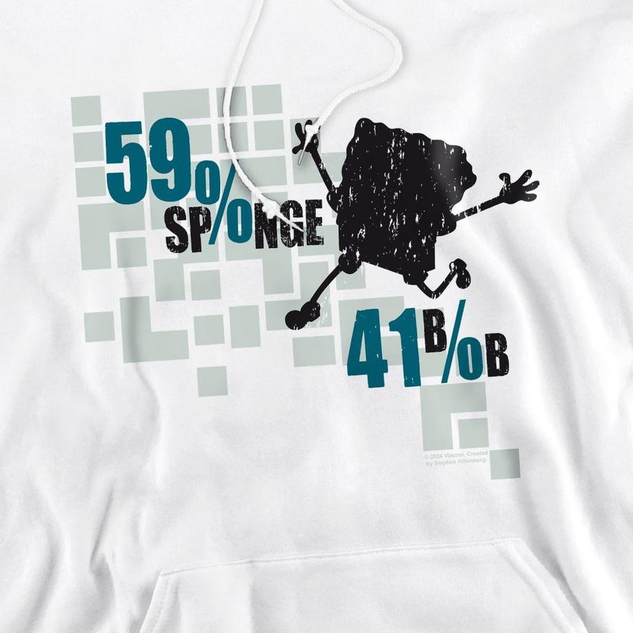 Nickelodeon SpongeBob SquarePants 59% Sponge 41% Bob Sweat à Capuche  