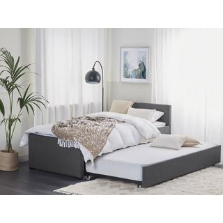 Beliani Bett mit Lattenrost aus Polyester Modern MARMANDE  