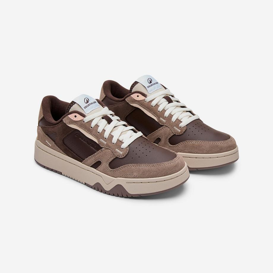 DECATHLON Leder Flache Schnürschuhe  