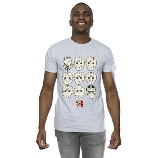 Friday The 13th Jason Masks T-Shirt  
