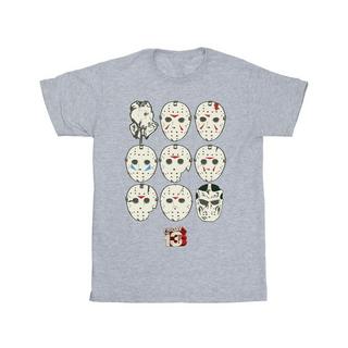 Friday The 13th Jason Masks T-Shirt  