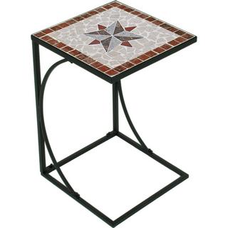 mutoni Table d'appoint de jardin Amarillo mosaïque 35x35  