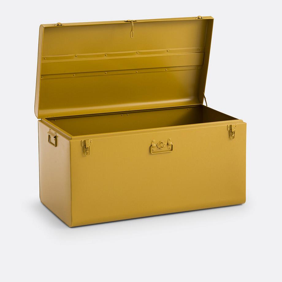 La Redoute Intérieurs Malle de rangement en métal acier XXL  