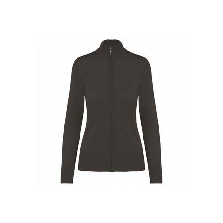 Kariban Strickjacke mit Reissverschluss  