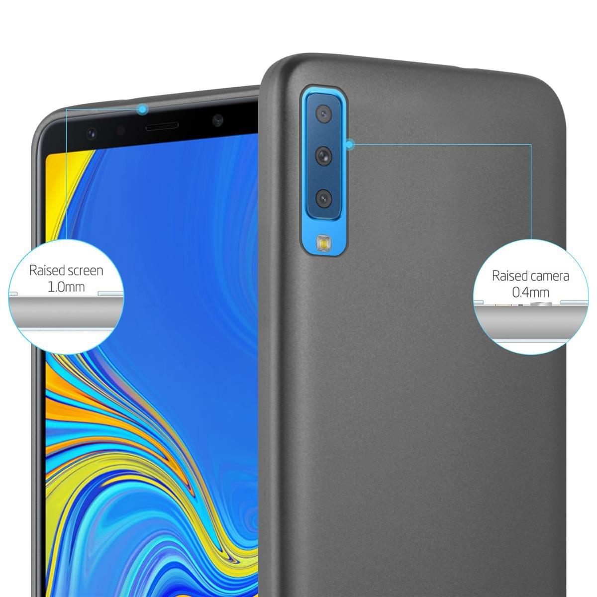 Cadorabo  Hülle für Samsung Galaxy A7 2018 TPU Silikon Matt 