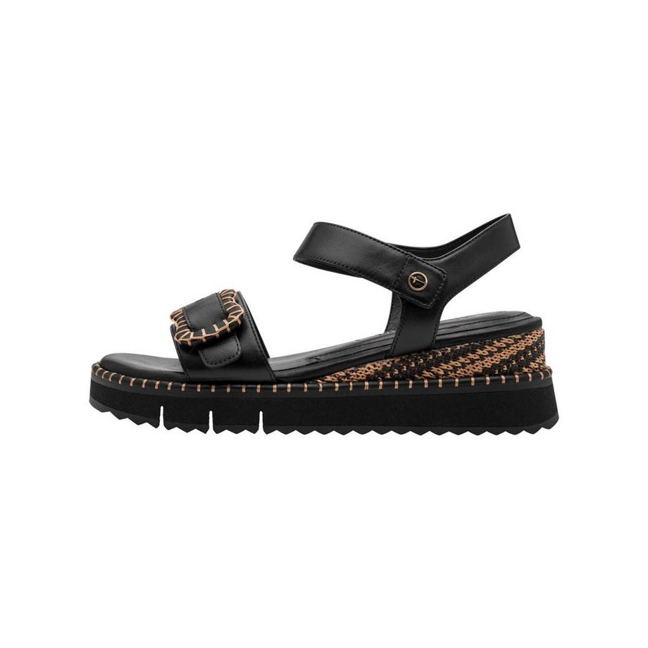 Tamaris Sandalo con plateau e cinturino regolabile con fibbia  