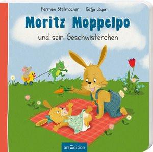 Moritz Moppelpo und sein Geschwisterchen Stellmacher, Hermien; Jäger, Katja (Illustrationen) Copertina rigida 