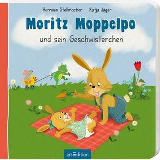 Moritz Moppelpo und sein Geschwisterchen Stellmacher, Hermien; Jäger, Katja (Illustrationen) Copertina rigida 