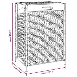 VidaXL cesto biancheria Giacinto d'acqua  