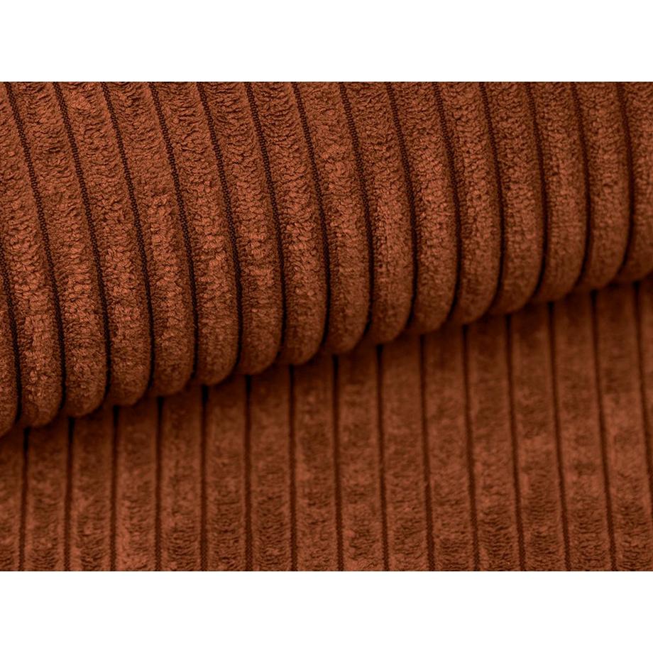 Vente-unique Hocker - Cord - Terracotta - AMELIA  