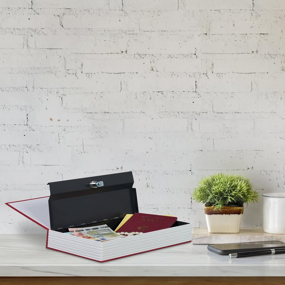 B2X Ampio scomparto porta libri con serratura  