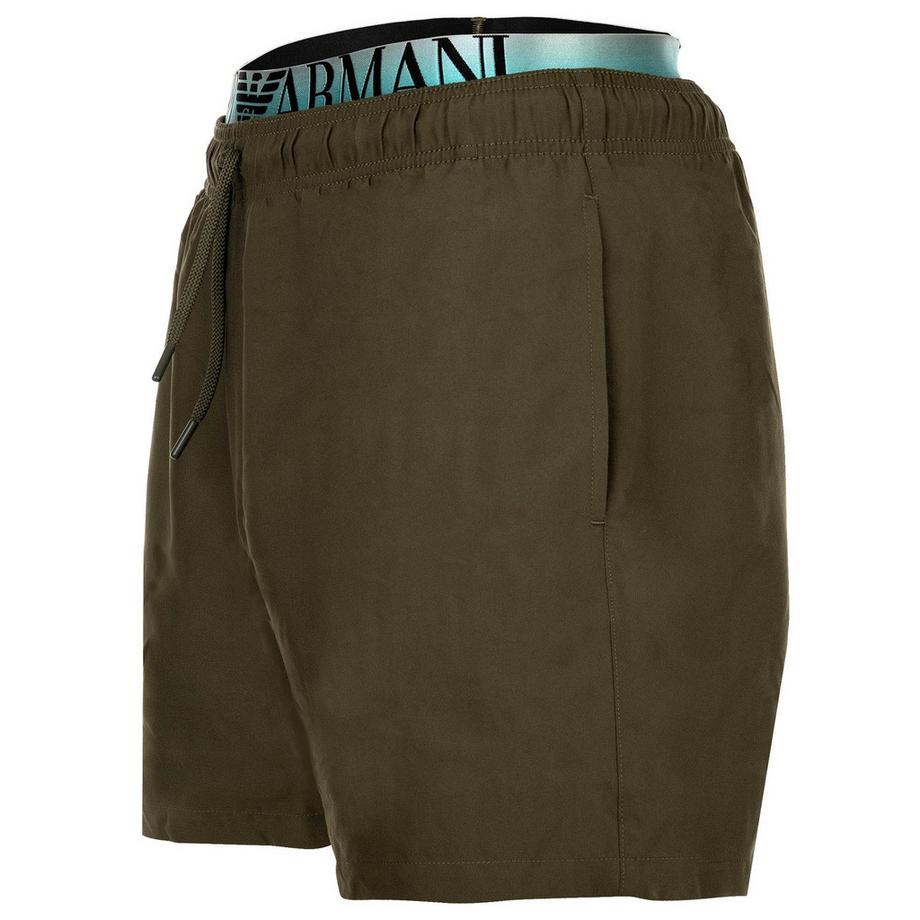 EMPORIO ARMANI Pantaloncini da bagno vestibilità confortevole con banda logo  
