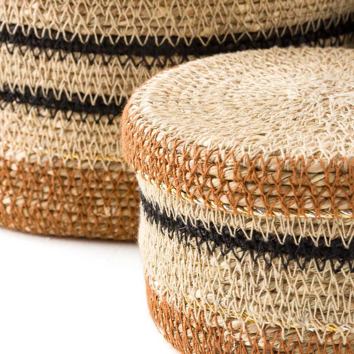 La Redoute Intérieurs 3er-Set Deckelkörbe Saski  