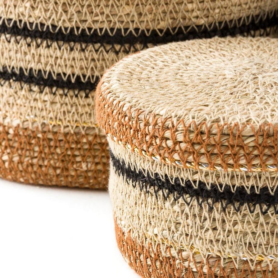 La Redoute Intérieurs 3er-Set Deckelkörbe Saski  