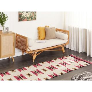 Beliani Tapis en Coton Traditionnel GARNI  