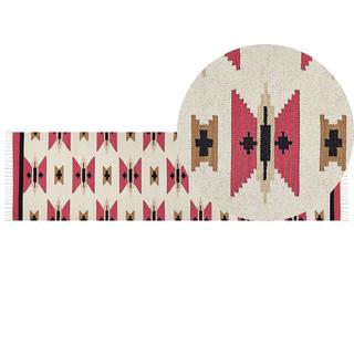 Beliani Tapis en Coton Traditionnel GARNI  