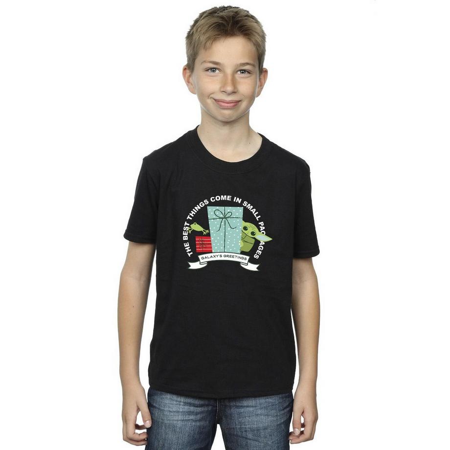 STAR WARS  Tshirt THE MANDALORIAN GALAXY'S GREETINGS 
