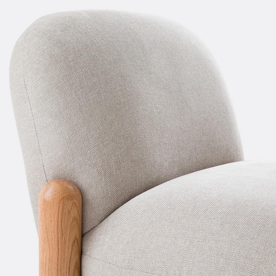 La Redoute Intérieurs Fauteuil rembourré tissu chenille  