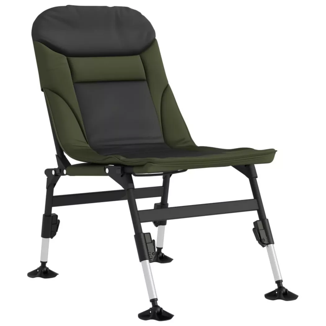 VidaXL - Chaise de pêche acier, One Size, Vert