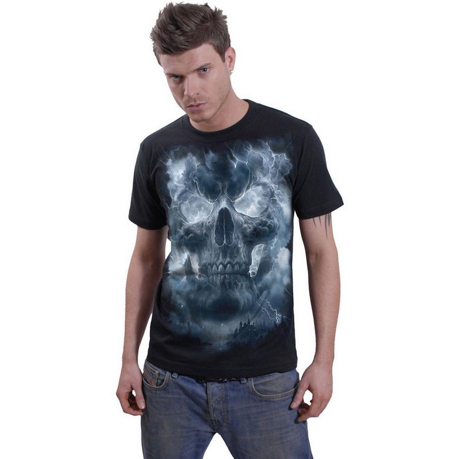 Spiral T-Shirt Grave Skies avec Imprimé au Dos  