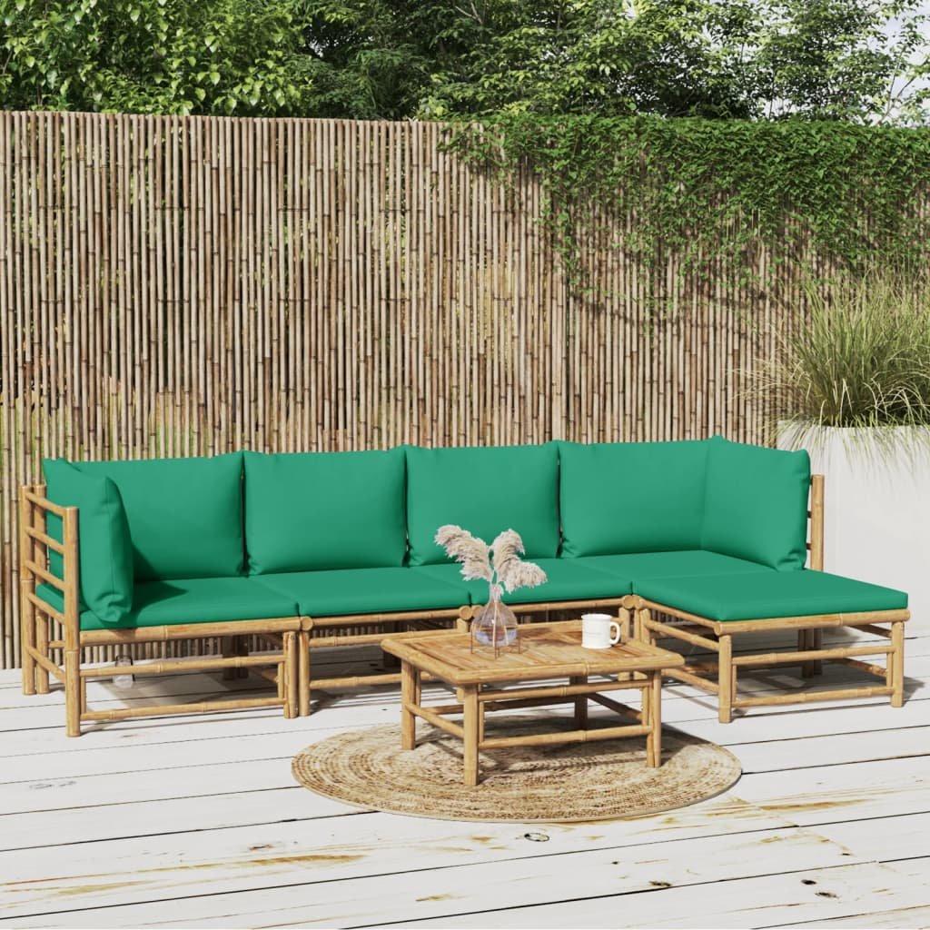 VidaXL Garten lounge set bambus  