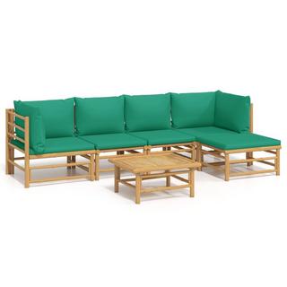 VidaXL Garten lounge set bambus  