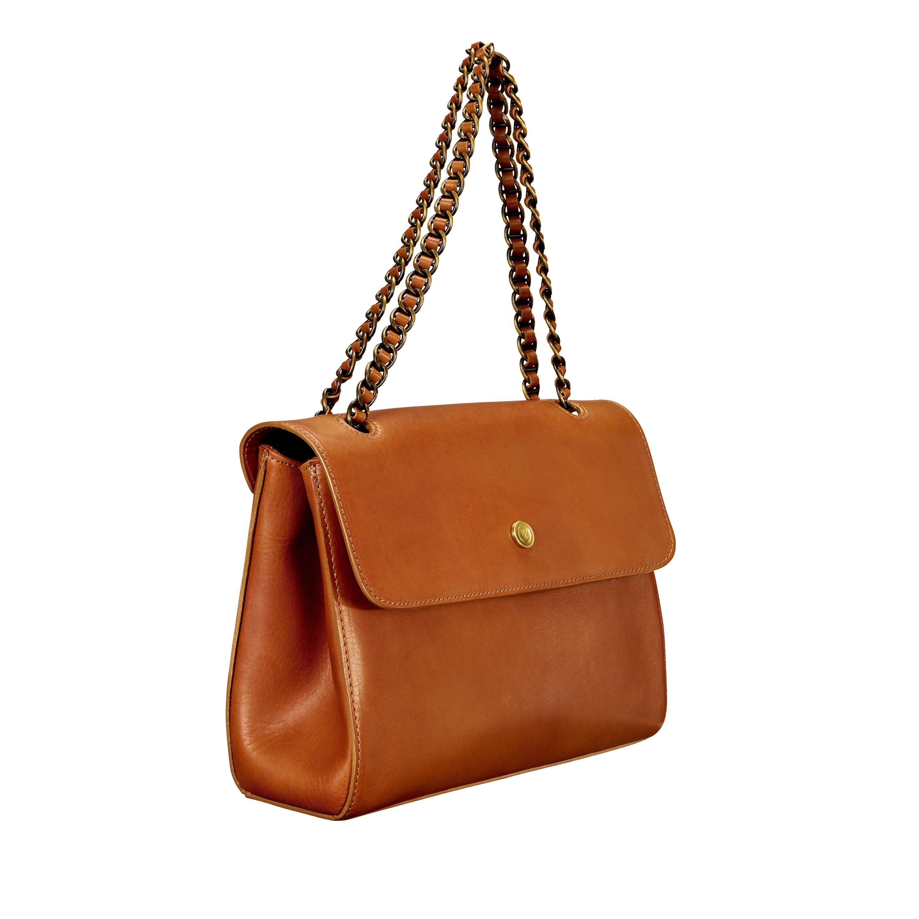 Maxwell Scott  Atessa -  Leder Chain Bag Handtasche 