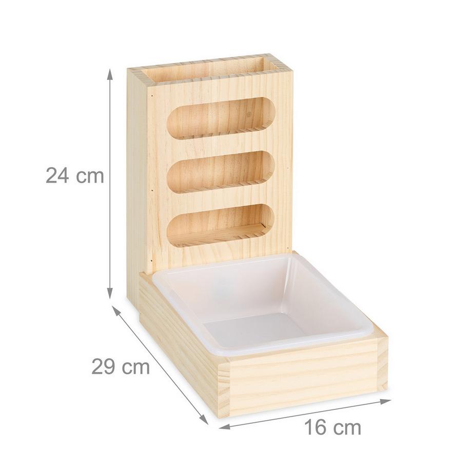 B2X  Heuschober mit Futternapf 