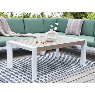 Beliani Table de jardin en Aluminium Moderne CASTELLA  