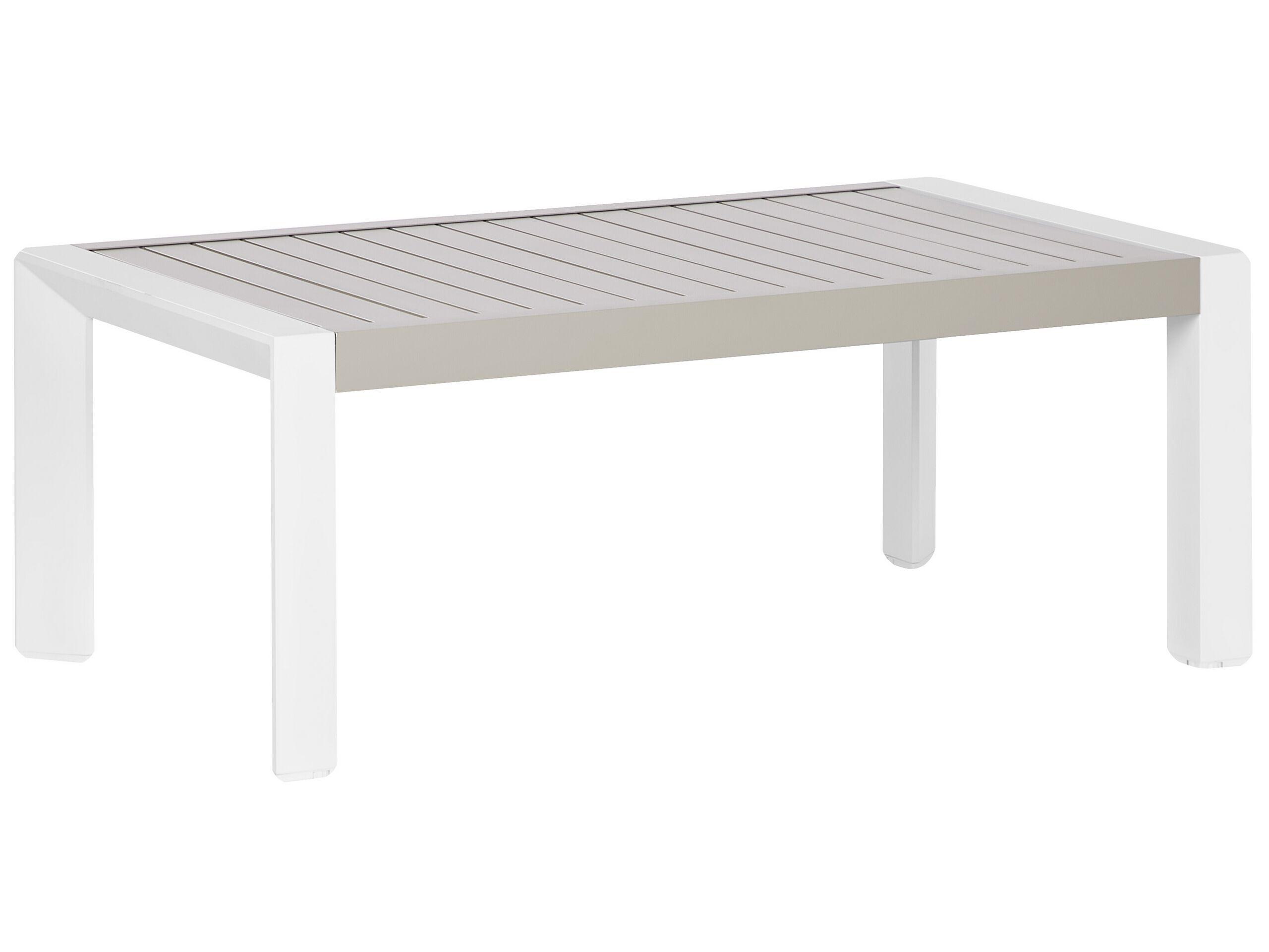 Beliani Table de jardin en Aluminium Moderne CASTELLA  