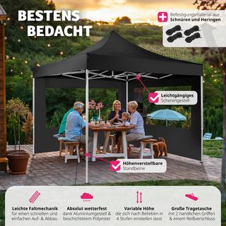 Tectake Pavillon wasserdicht und mit UV-Schutz  