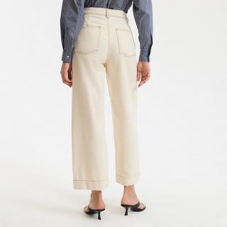 La Redoute Collections Jeans Denim Gamba Larga Lunghezza 7/8  