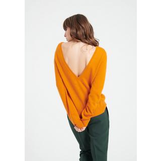 Studio Cashmere8  MIA 7 Pull décolleté en V dans le dos - 100% cachemire 