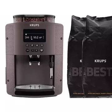 EA815P Essential 1450W Kaffeevollautomat + 2Kg Kaffeebohnen Best Crema