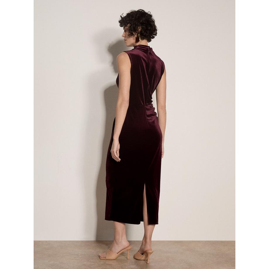 APRICOT Robe midaxi moulante en velours  