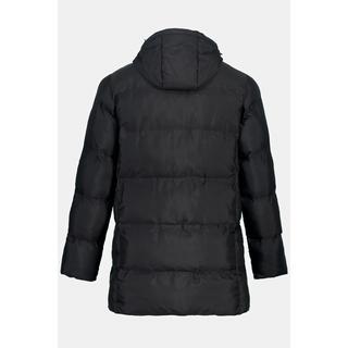 Sthuge  Cappotto trapuntato con cappuccio e spacchetti laterali, fino alla tg. 8XL 