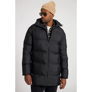 Sthuge  Cappotto trapuntato con cappuccio e spacchetti laterali, fino alla tg. 8XL 