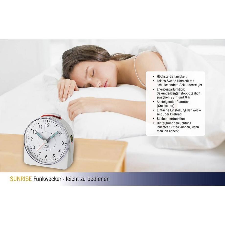 TFA Dostmann Funk-Wecker Sunrise  