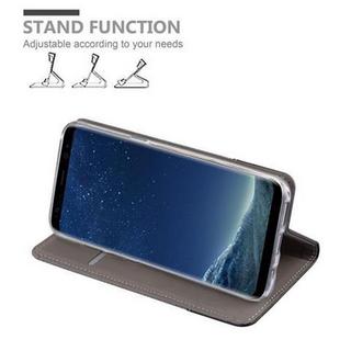 Cadorabo  Housse compatible avec Samsung Galaxy S8 - Coque de protection avec fermeture magnétique, fonction de support et compartiment pour carte 