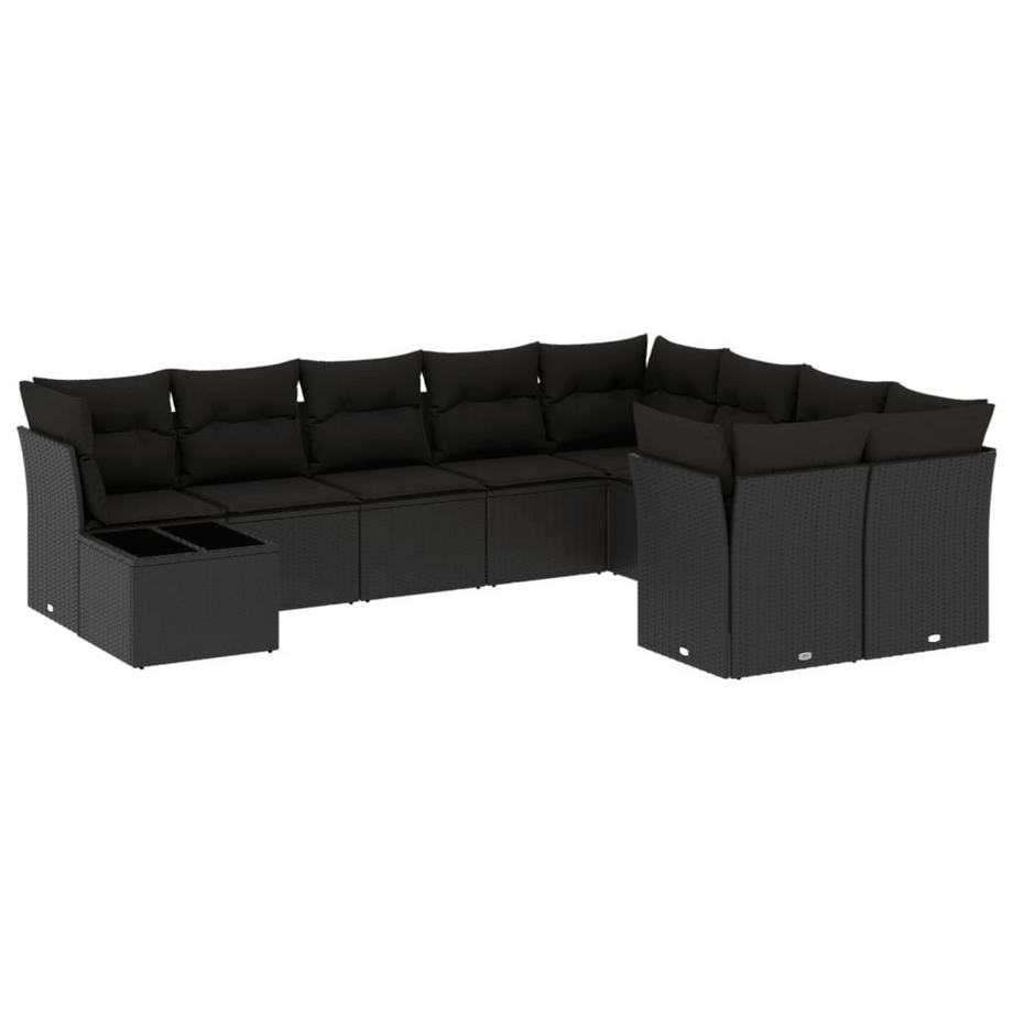 set divano da giardino Polirattan