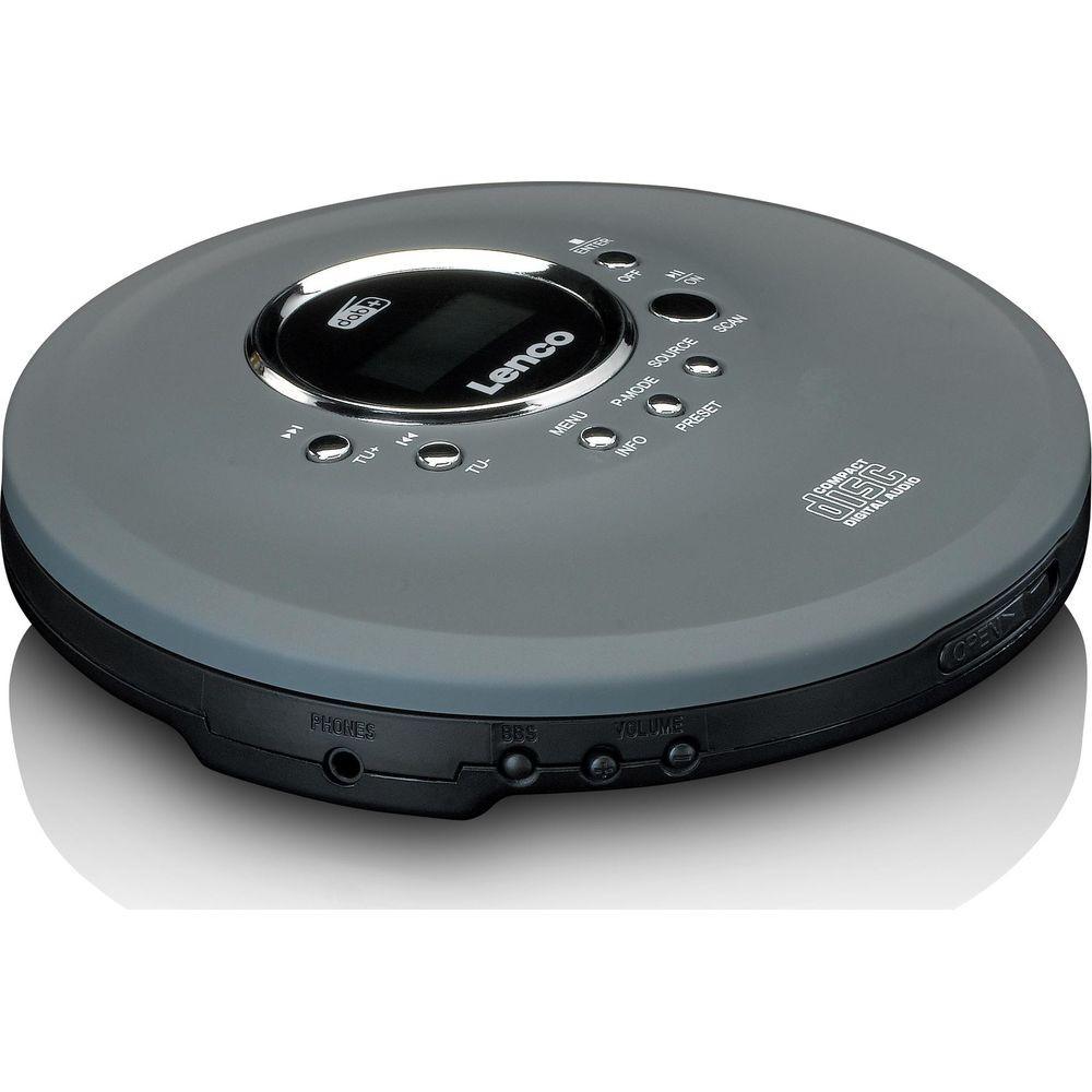Lenco  CD-400GY CD/MP3 Player, grau 