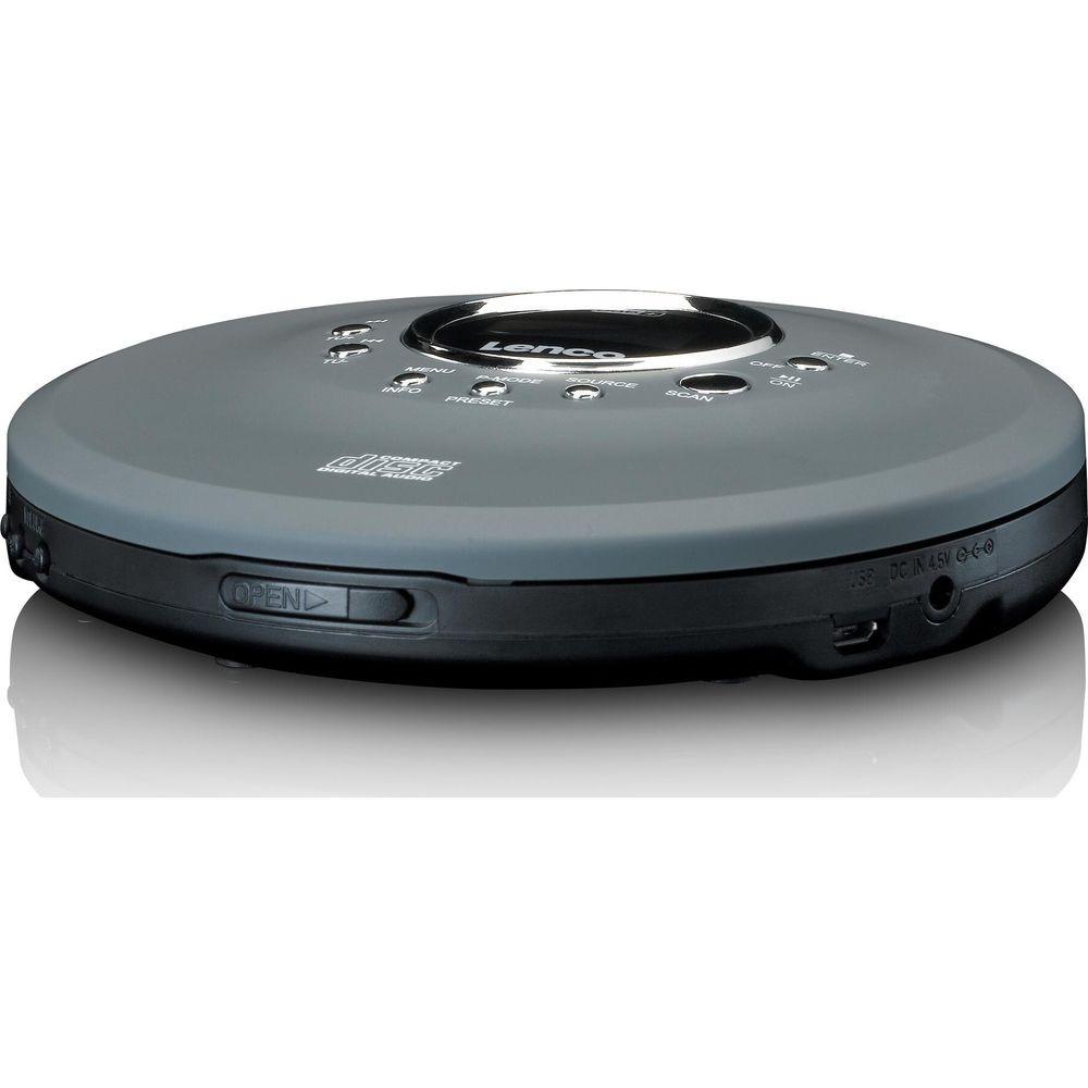 Lenco  CD-400GY CD/MP3 Player, grau 