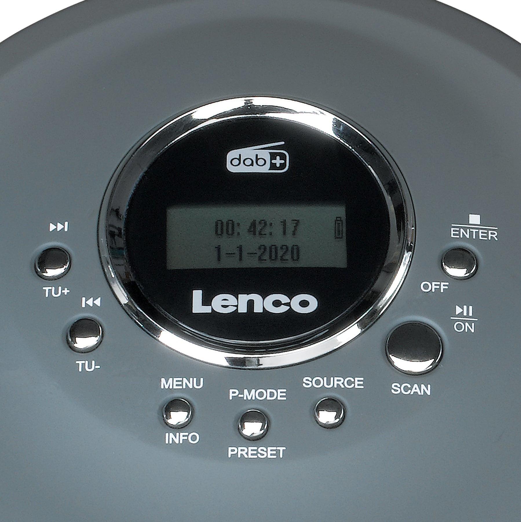 Lenco  CD-400GY CD/MP3 Player, grau 