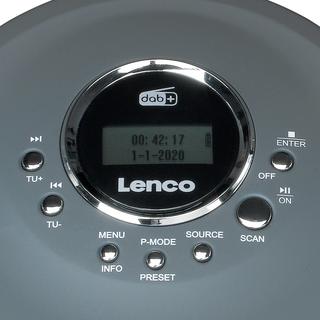 Lenco  CD-400GY CD/MP3 Player, grau 