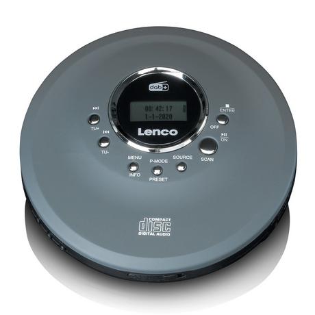 Lenco  Lenco CD-400GY Lecteur de CD Lecteur CD personnel Anthracite 